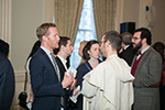 Fr. Sebastian White, O.P., Editor-in-Chief of MAGNIFICAT, speaking with attendees